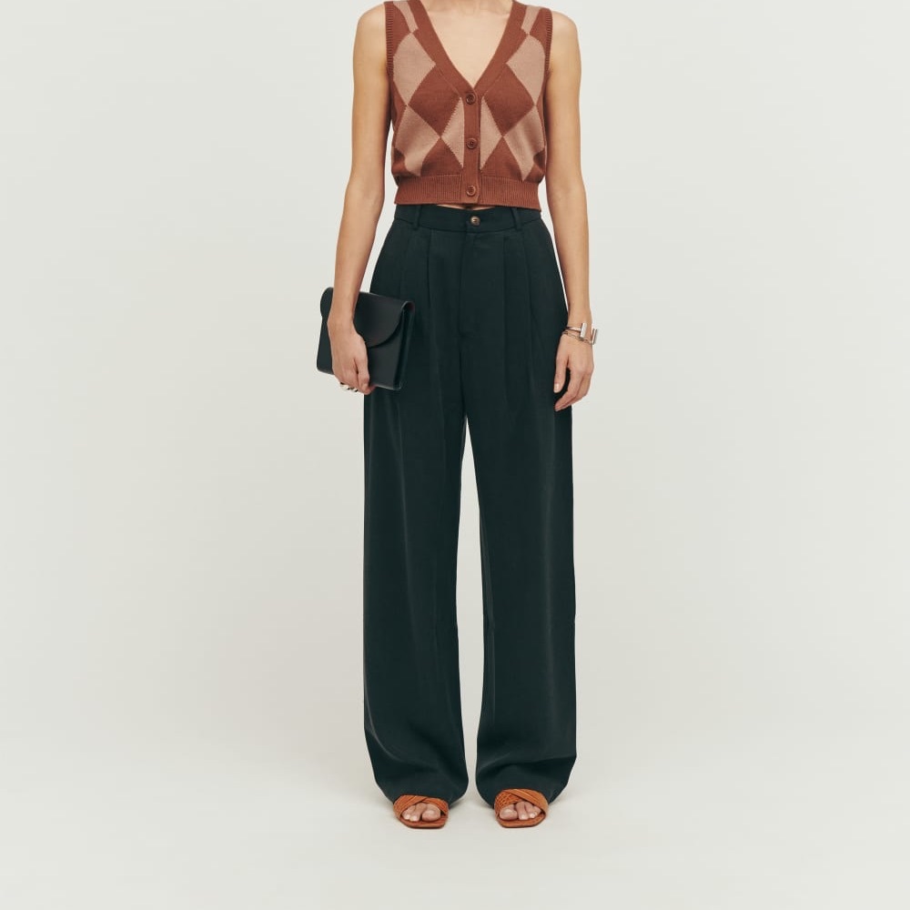 Reformation Olive Mason Pant